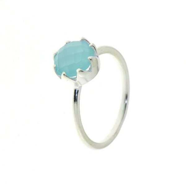 Chalcedoon aqua Ring model R5-060