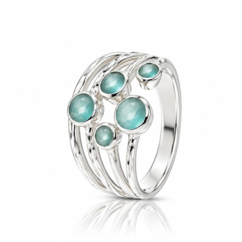 Chalcedony Aqua Ring model R5-066