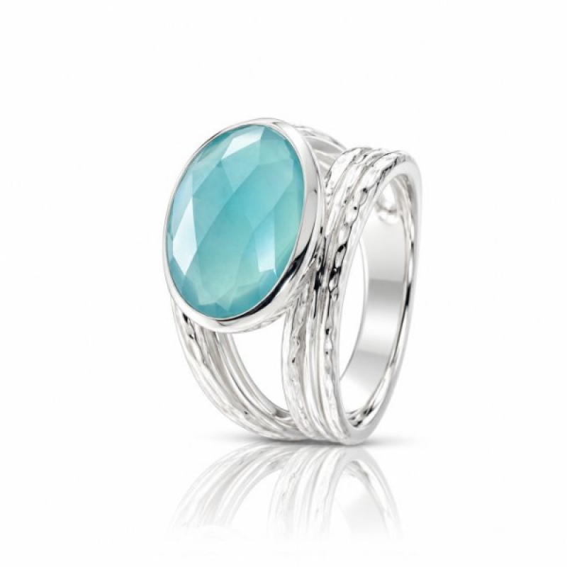 Chalcedoon aqua Ring model R5-067
