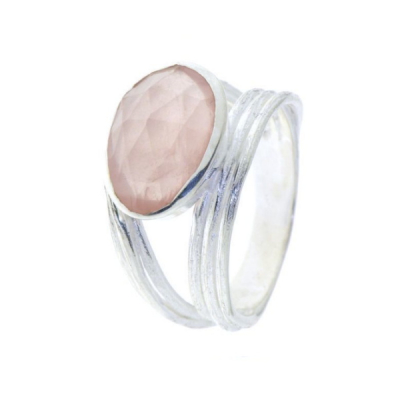 Rose Quartz Ring model R5-067