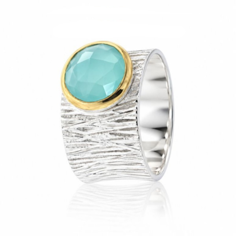 Chalcedoon aqua Ring model R5-069
