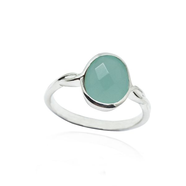Chalcedoon aqua Ring model R5-083