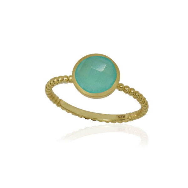 Chalcedoon aqua Ring model R5g-078