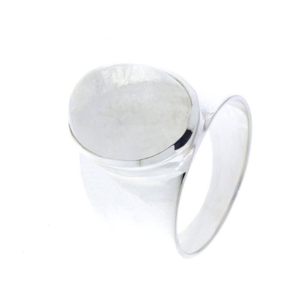 Regenboog Maansteen Ring model R6-001