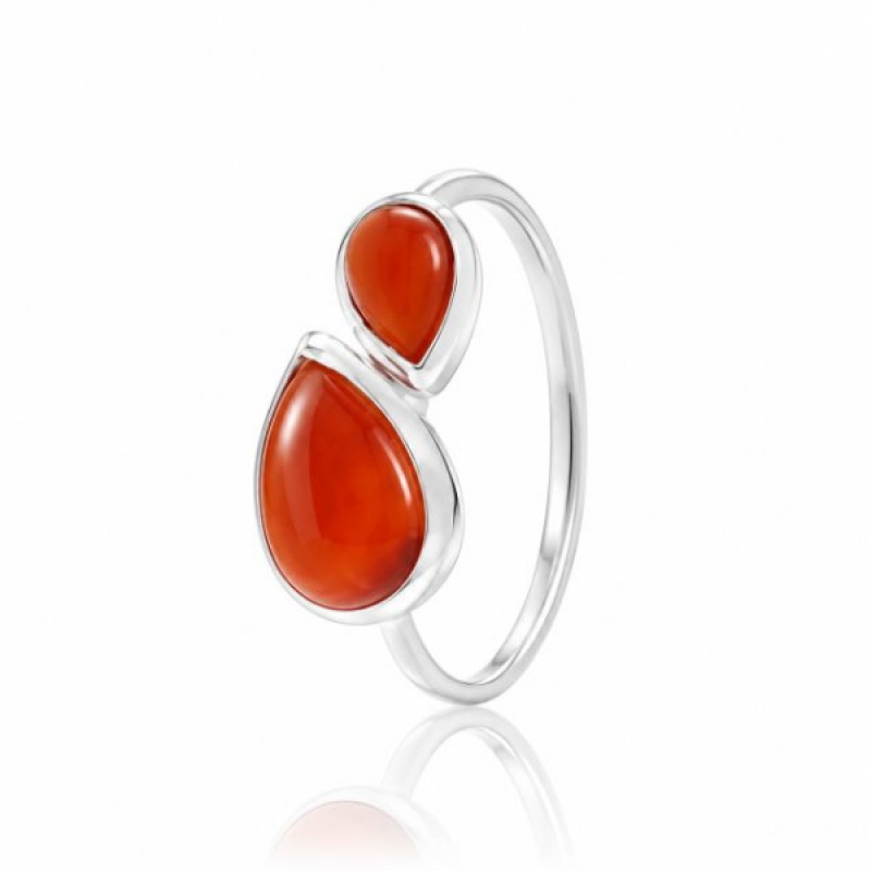 Carneool Ring model R6-004