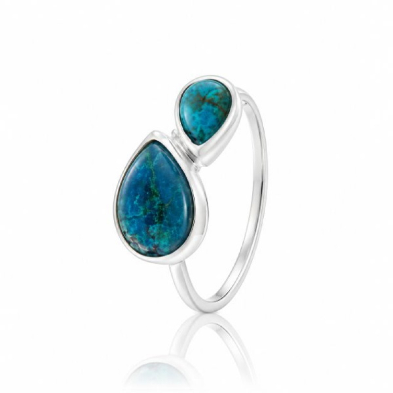 Chrysocolla Ring model R6-004