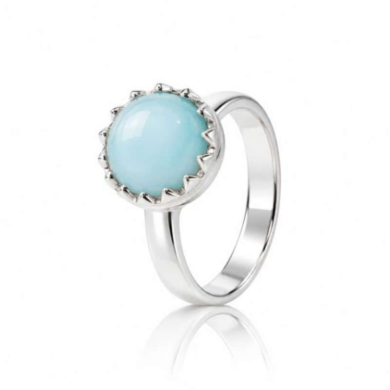 Chalcedony aqua Ring model R6-018