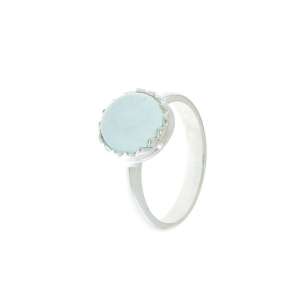 Chalcedony aqua Ring model R6-018 Chalcedony aqua Ring model R6-018