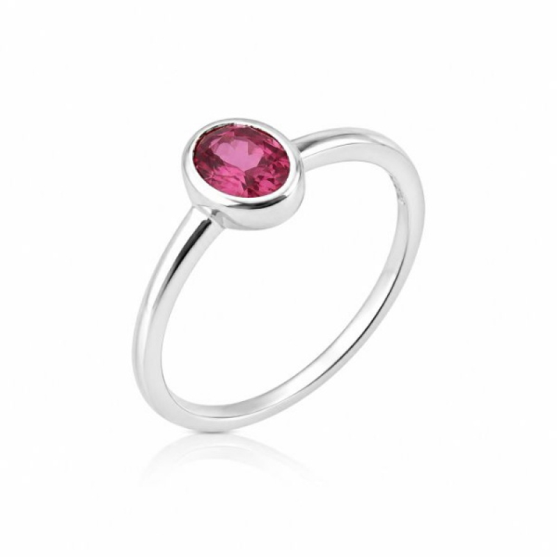 Roze Toermalijn Ring model R7-054