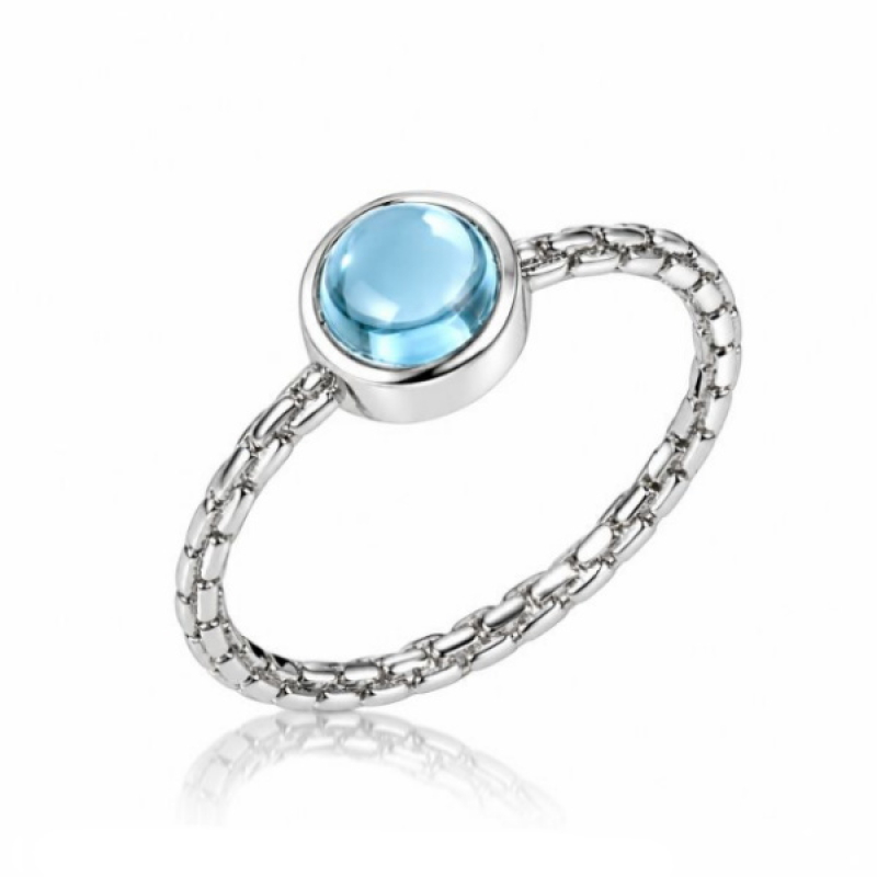 Blue Topaz Ring model R7-065