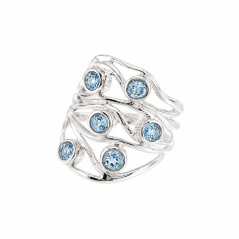 Blue Topaz Ring model R9-015