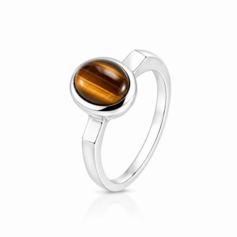 Tijgeroog Ring model R9-020