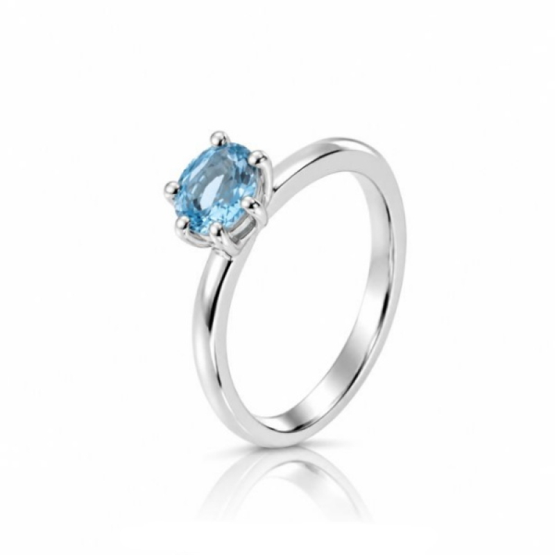 Blauwe Topaas Ring model R9-026