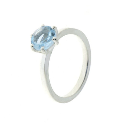 Blauwe Topaas Ring model R9-026