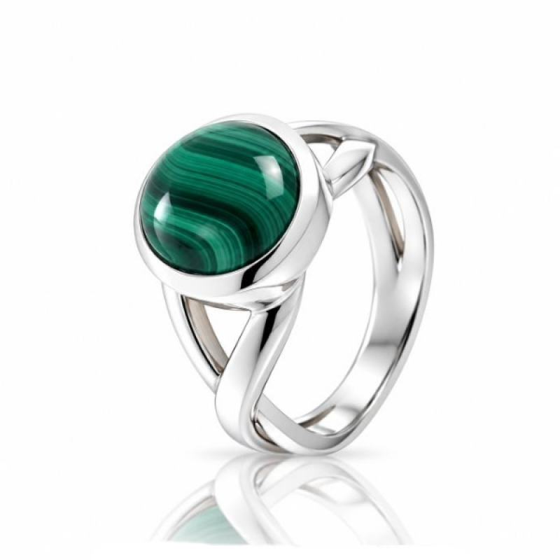 Malachite Ring model R9-029
