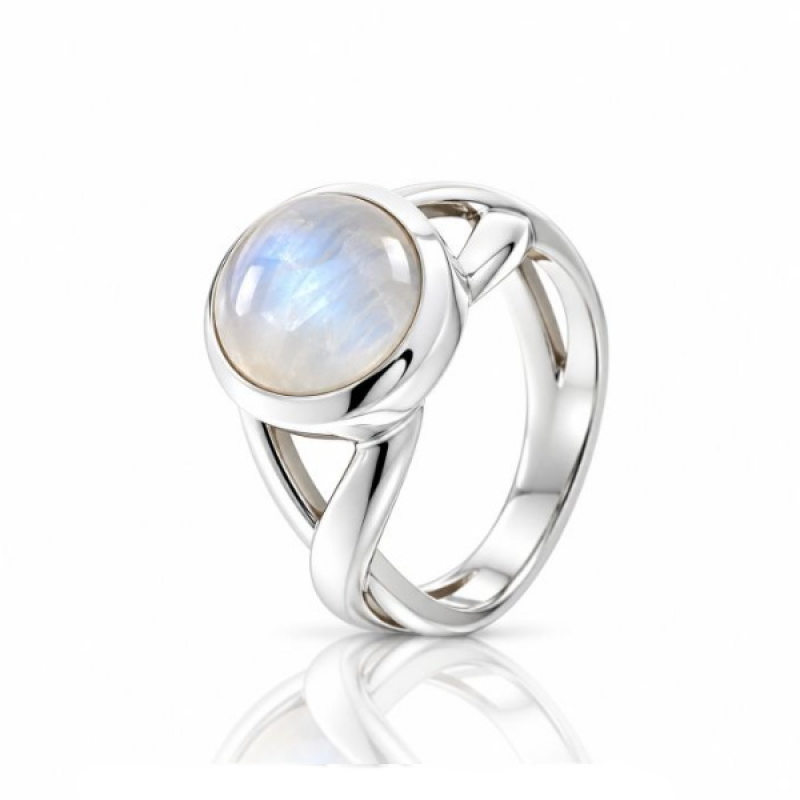 Rainbow Moonstone Ring model R9-029