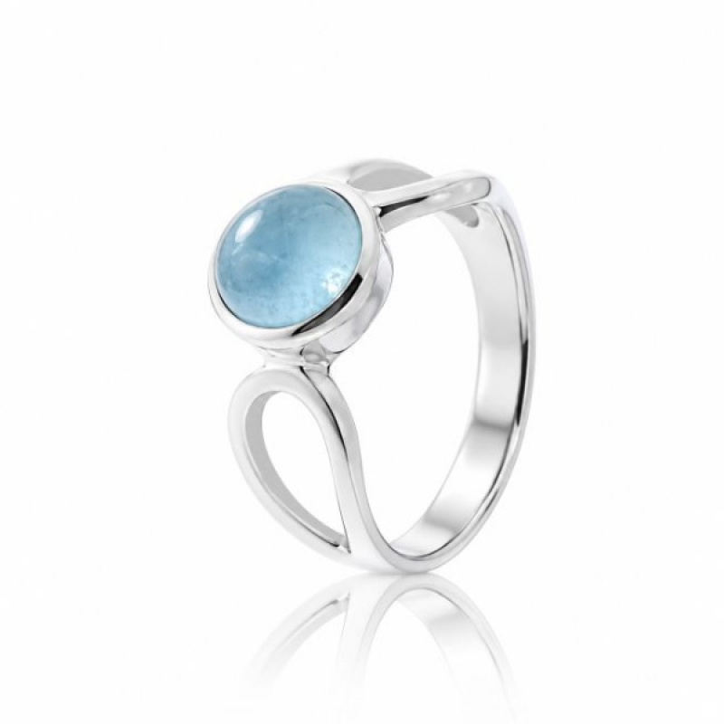 Aquamarijn Ring model R9-030