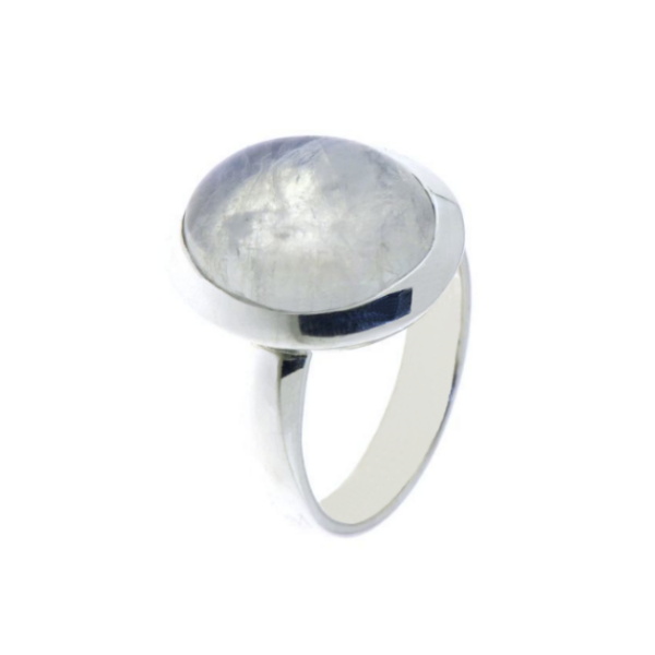 Regenboog Maansteen Ring model R9-031