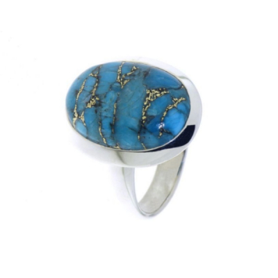 Copper Turquoise Ring model R9-031