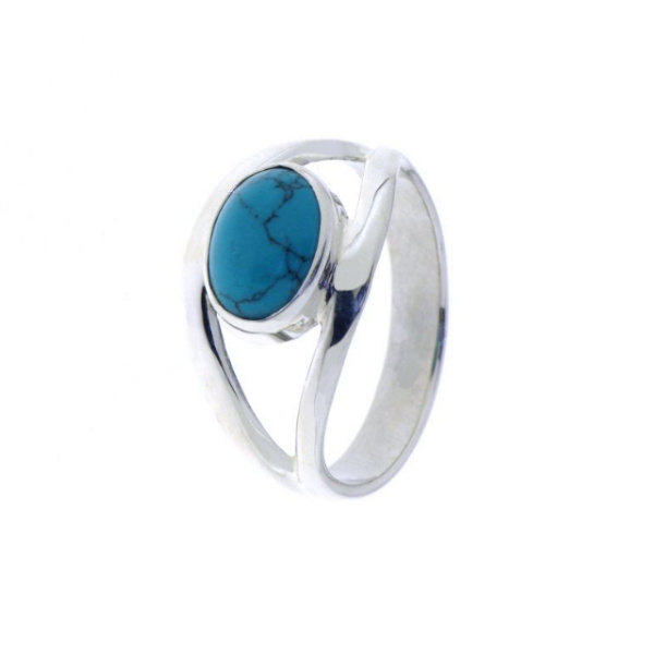 Koper Turkoois Ring model R9-051