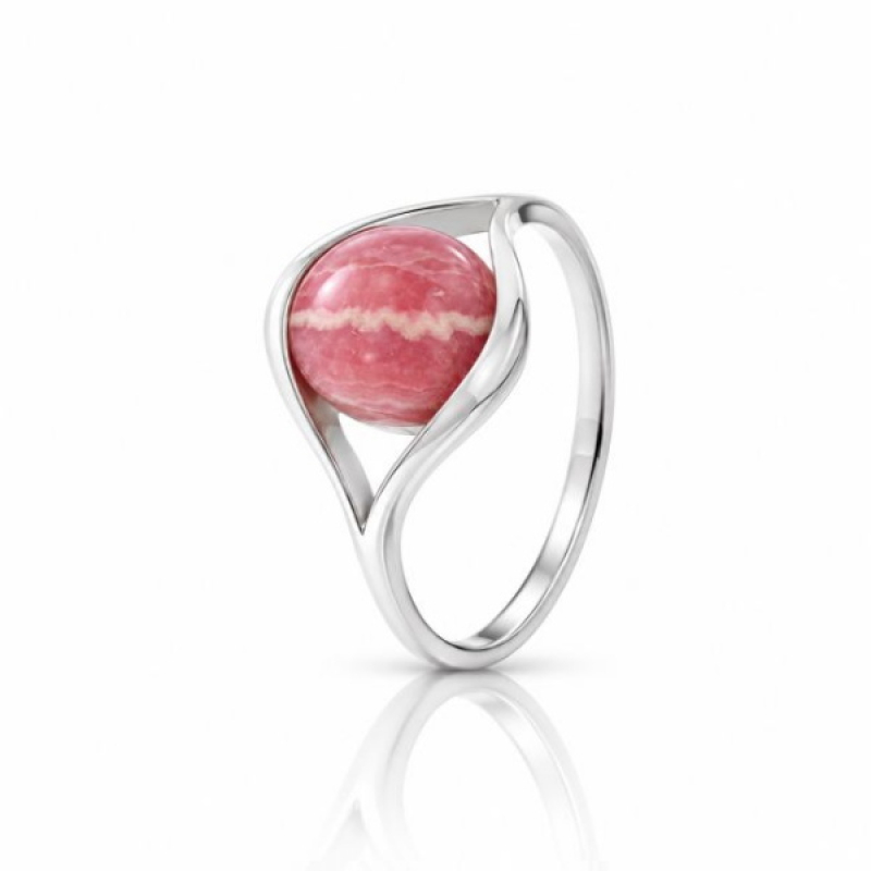 Rhodochrosiet Ring model R9-054