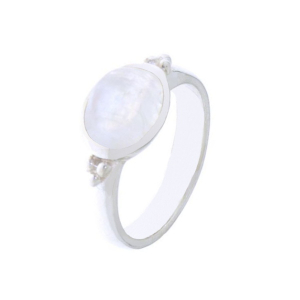 Rainbow Moonstone Ring model R9-065