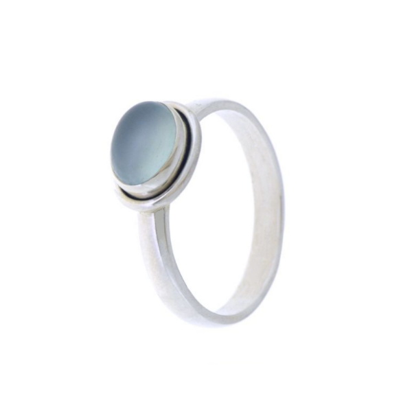 Chalcedoon aqua Ring model R9-074