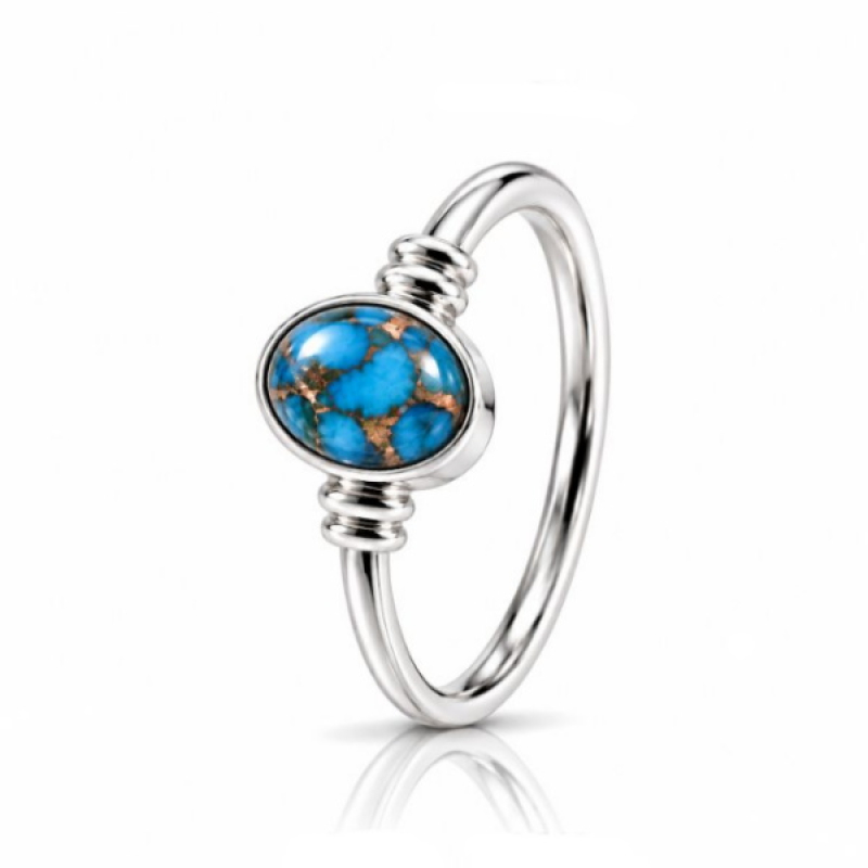 Koper Turquoise Ring model R9-081