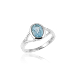 Blauwe Topaas Ring model R9-091