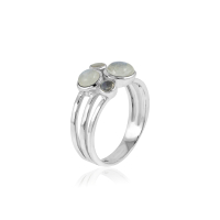 Rainbow Moonstone Ring model R9-094