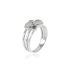 Regenboog Maansteen Ring model R9-094