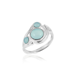 Chalcedony Aqua Ring model R9-097