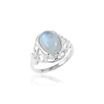 Rainbow Moonstone Ring model R9-098