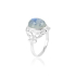 Regenboog Maansteen Ring model R9-098