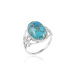Koper Turkoois Ring model R9-099