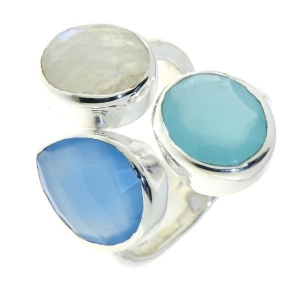 Chalcedoon Aqua Ring model R5-029