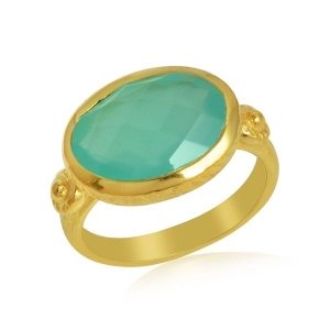 Chalcedoon aqua Ring model R5-044