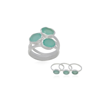 Chalcedoon aqua Ring model R5-058