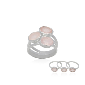 Rose Quartz Ring model R5-058