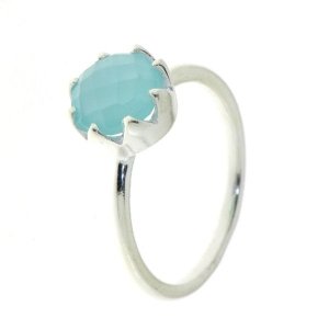 Chalcedoon aqua Ring model R5-060