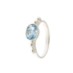 Blue Topaz Ring model R5-073