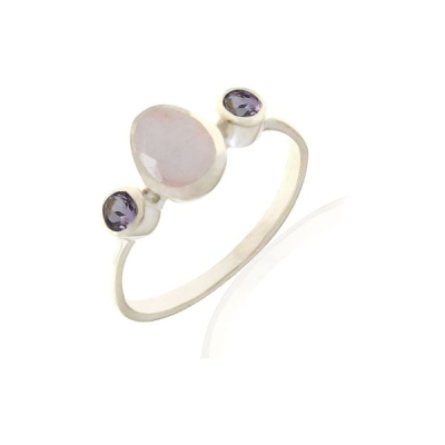 Rose Quartz Ring model R5-076
