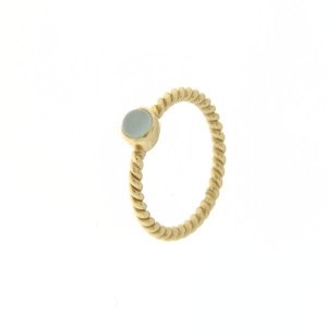 Chalcedony aqua Ring model R5-079