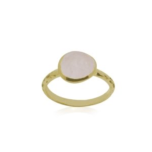 Rose Quartz Ring model R5g-077