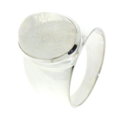 Regenboog Maansteen Ring model R6-001