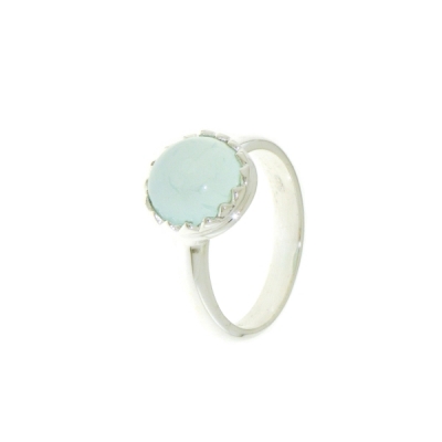 Chalcedoon aqua Ring model R6-018