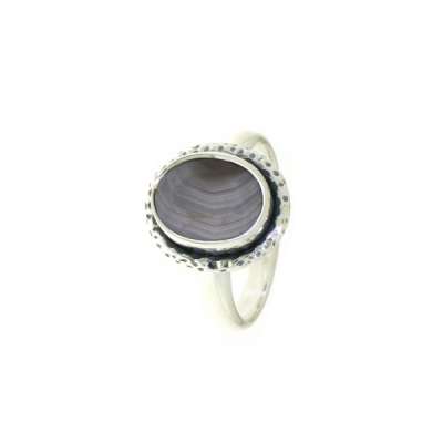 Agate, Botswana Ring model R6-020