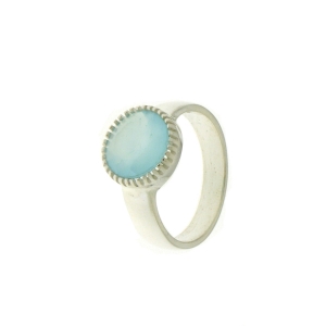 Chalcedoon aqua Ring model R6-021