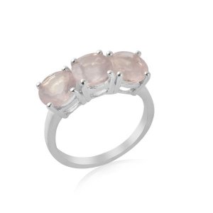 Rose Quartz Ring model R7-017