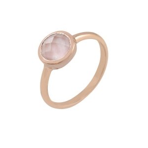 Cherry Quartz Ring model R7-041